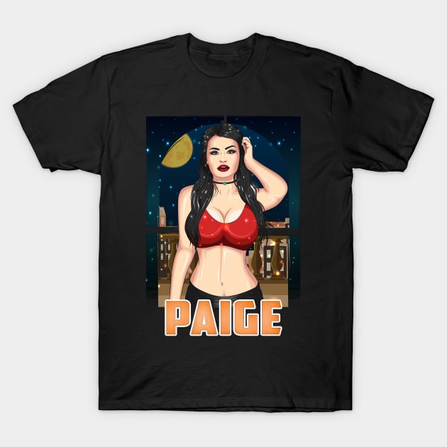 Paige in The Midnight T-Shirt by TypeTickles